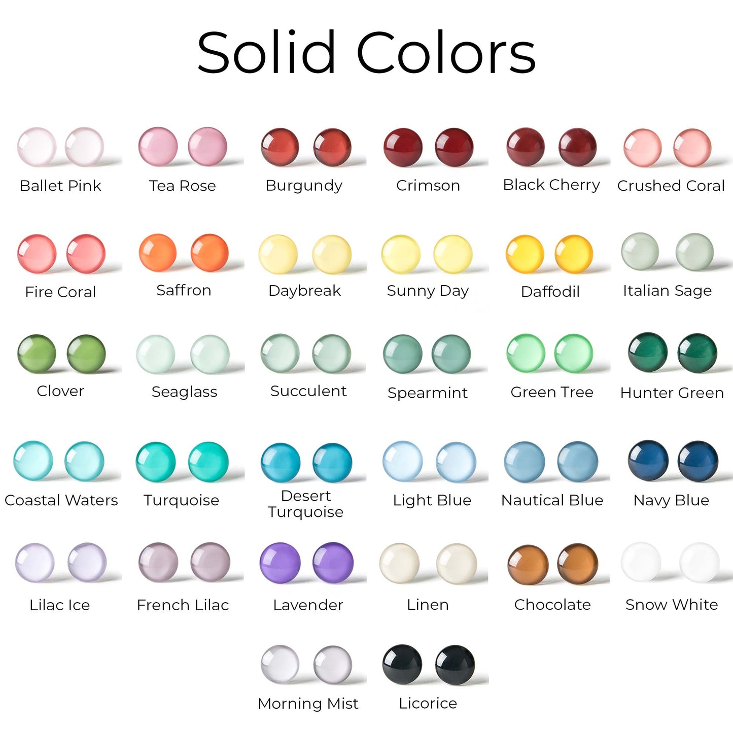 Build Your Own Three Pair Set of Colorful Stud Earrings